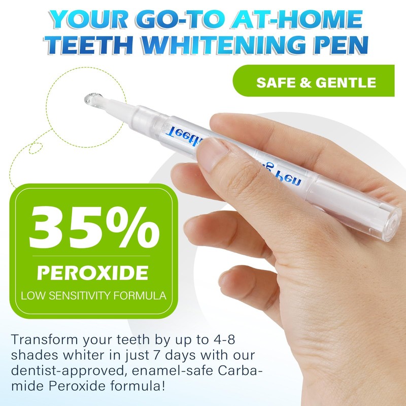 Smddx Smddx 4pcs Teeth Whitening Pen,Teeth Whitening Gel Essence-Fast-Acting Stain