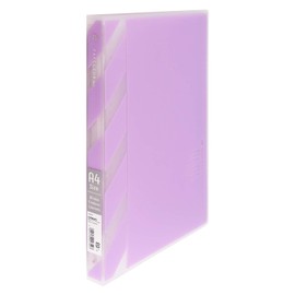 Kyokuto Papeleur Brume Acte LN52PU Binder, A4, 26 Holes, Wide, Purple