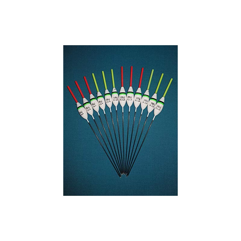 12 x Assorted Pole Floats (Pack 3)
