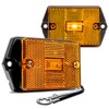 TRUE MODS 2pc 2x3 3x2 Inch Amber LED Surface Mount