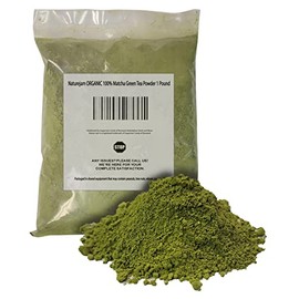 Naturejam ORGANIC 100 Matcha Green Tea Powder 1 Pound BULK-Premium Culinary Grade For Smoothies, Latte and Baking-A Great Coffee Substitute 150-200...