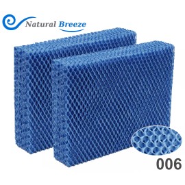 Natural-Breeze REUSABLE 2-pk Humidifier Filter Wick ES12 HDC-12 HDC-23 Natural Breeze NB006-2pk