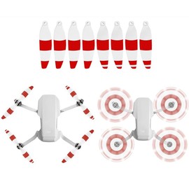 BTG Propellers for DJI Mini 4K/Mini 2 Se/Mavic Mini Drone Accessories Replacement Parts Blades Props (White RED)