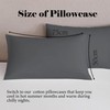 J.Din 100% Egyptian Cotton Charcoal Grey 4 Pack Pillow Cases
