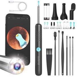 BEBIRD BEBIRD Wax Removal Tool: R1 Upgraded Ear Canal Cleaner with 1080P Camera, Smart Visual Wax Remove Kits with 6 LED Lights & Multi Replacement Tip for Daily Cleaning Ear