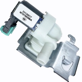 WPW10158389 AP6015932 W10158389 Dishwasher Water Inlet Valve Replacement for Whirlpool Kenmore by Sunniswi Replaces 8558986 8558987 8558988 W10158387, W10158389