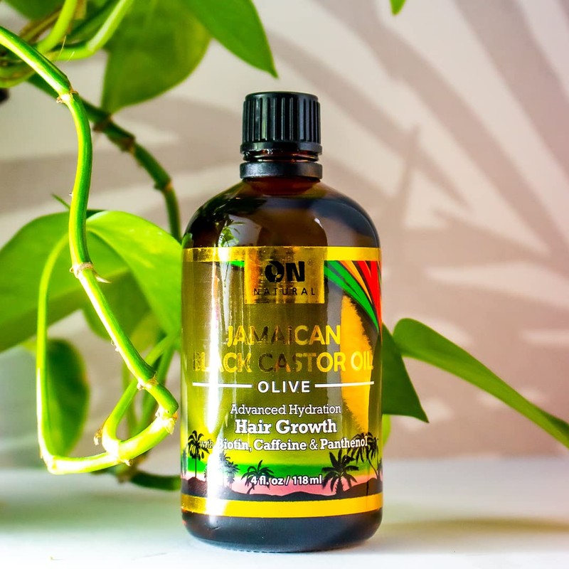 On Natural Jamaican Black Castor Oil [Olive] 4 oz