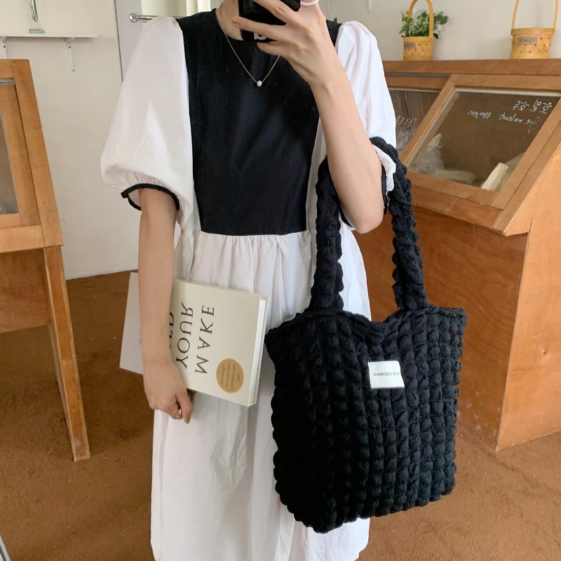Petit-Germe Petit Gel Popcorn Bag, Tote Bag, Waffle Bag (02.