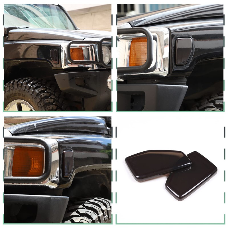 PIUGILH Front Turn Signal Light Lamp Cover Guard Trim Bezel