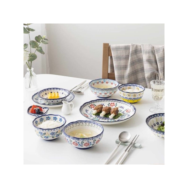 Blooming Garden Romantic Flower Home Set for 2 10P 7C86