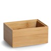 Zeller 13319 Organiser Box Set of 2 Bamboo Approx. 17
