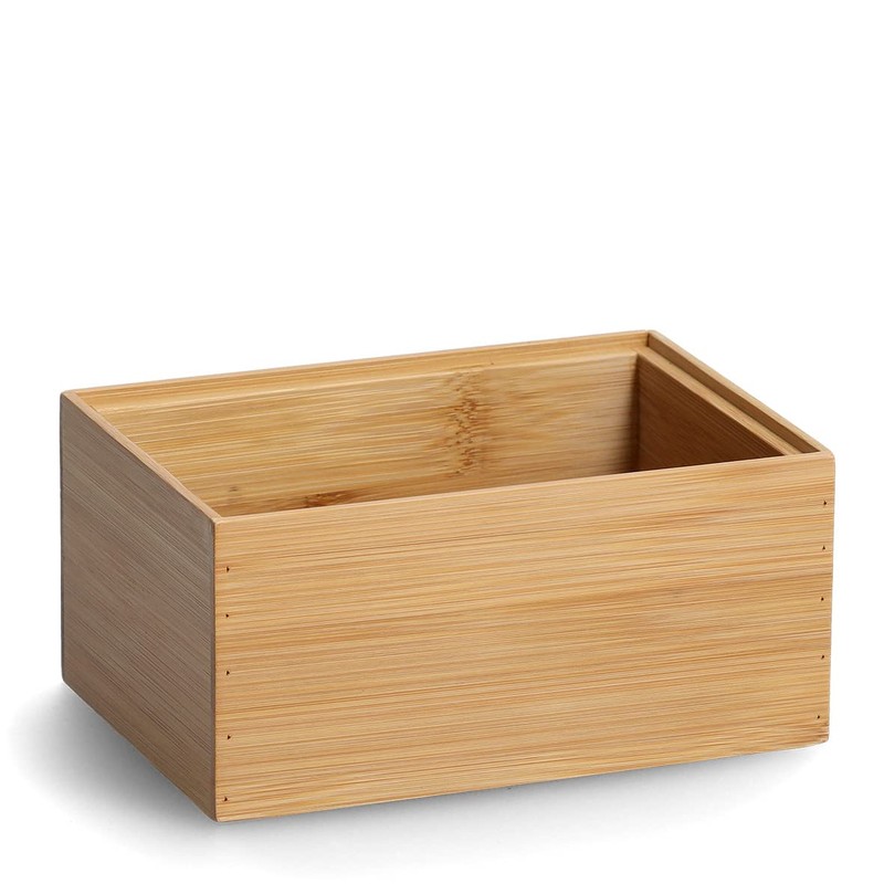 Zeller 13319 Organiser Box Set of 2 Bamboo Approx. 17