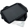 KAQAHIDO Large Non Slip Serving Tray with Grippy Dots, TV