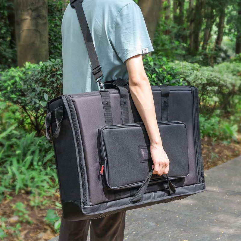 1st Place Products Foldable Padded Nylon Tote Carrying Case -Transport