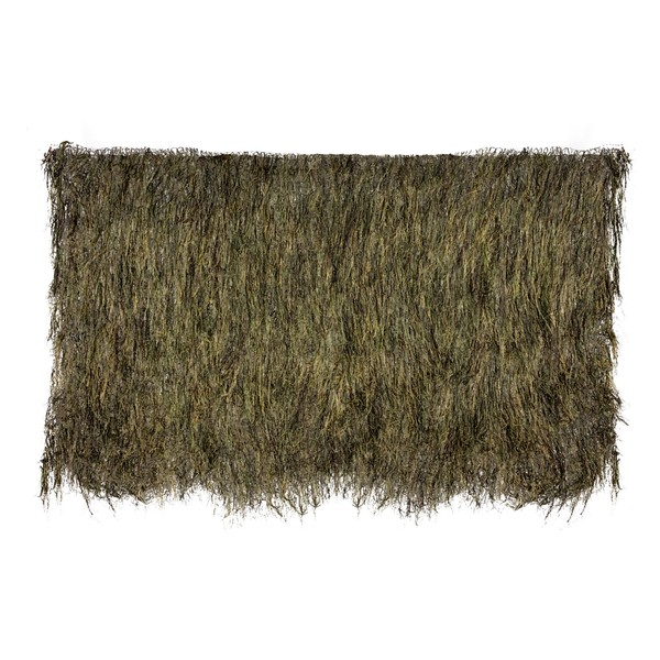 Ghillie Suits Blanket - Covers Up to 2 People, Large Camo Blanket w/Nylon Netting, Use to Camouflage a Tree Stand, Ground Blind or Build a Lean-to - 5' x 9' with 1" x 1" Holes, Woodland