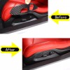necar2020 Carbon Fiber Seat Adjust Panel Cover Trim Accessories For