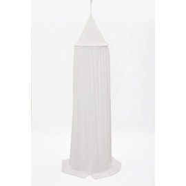 Bed Canopy for Children,Chiffon Princess Mosqutio Net for Bedroom Decoration(Basic,White)