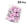 LIOOBO Pack of 24 Shatterproof Christmas Baubles Mini Christmas Baubles