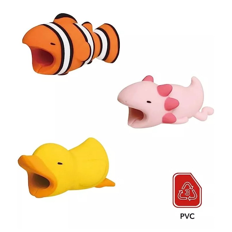 Alomia 6 Protectores De Cables Usb Bite Evita Cables Trozados