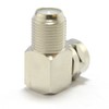 kenable F Type Satellite Socket to Right Angle Male Plug