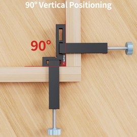 Preciva Corner Clamp for Woodworking, 90 Degree Right Angle Clamp, Aluminum Alloy Positioning Squares for Picture Frames, Cabinets, Drawers Boxes