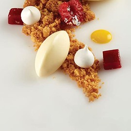 Pavoflex Professional Silicone Mold - Mini Quenelle 3D - PX072-100 Indents