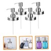 NOLITOY 4Pcs Stainless Steel Soap Pump Replacement Lids for Mason