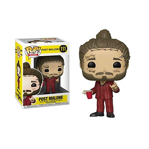 Funko Post Malone in Suit with Red Cup + Pop