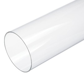 OLYCRAFT 12x3.5 Inch Acrylic Round Tube Clear Rigid Acrylic Pipe Clear Round Tube Hollow Round Bar Rod for DIY Crafts Lamps Aquarium Fish Tank Architectural Model Making