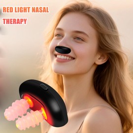 Rotlicht Nasaltherapiegerät, Respi-Relief Physiotherapie-Nasenberuhigungsgerät, Respirelief Red Light Therapy, Rotlicht-Nasentherapie, Nasenberuhigungsgerät zur Linderung von Nasenbeschwerden