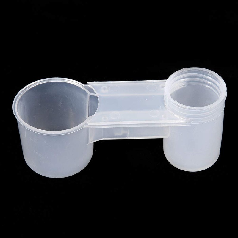 10PCS Bird Drinker Feeder Plastic Soda Pop Water Bottle Cup