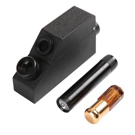 Jewelry Refractometer, RHG181 1.30-1.81 Professional Accurate Gemstone ldentification Gem Refractometer with 3 ML Reflective Index Fluid for Identify Single and Double Gems