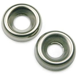 Finishing Cup Washer 316 Stainless Steel Countersunk Finishing Washers #14 (0.316 ID x 0.791 OD x 0.157 Thick) QTY 100