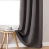 ChrisDowa 100% Blackout Curtains for Bedroom with Black Liner, 2