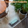 Floor Register 4 x 10-8 Pack Gray Floor Vents, Heavy-Duty