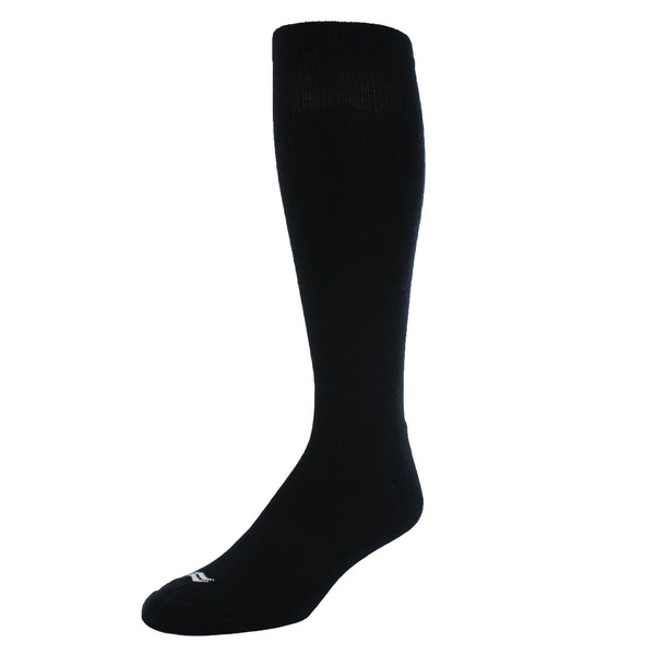 Sof Sole Football Over-the-Calf Team Athletic Performance Youth Socks (2 Pair), Child 9 -Youth 1, Black