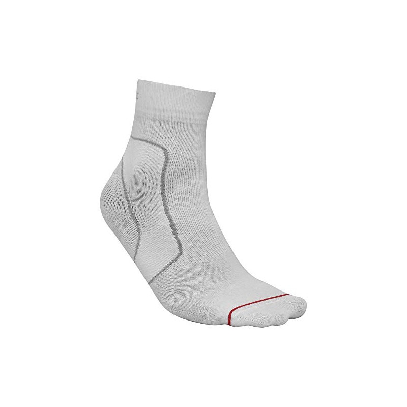 1000 Mile Tactel Mens White Foot Ankle Support Compression Tactel