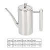 Kelepu Stainless Steel Oil Pot, Spice Container, Kitchen Utensils (Straight