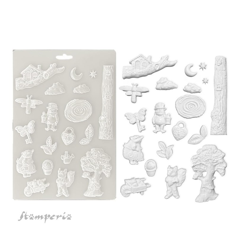 Stamperia - Soft Mould A4 for Scrapbooking, Albums, Bullet Journals