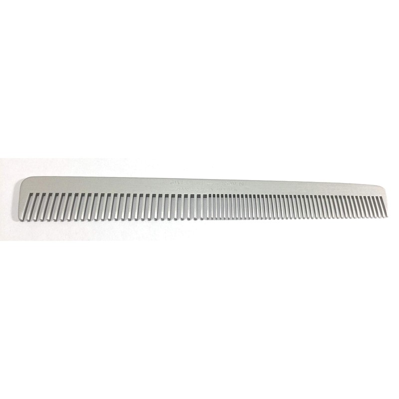 Swedish Crown Professional Men's Comb with Genuine Leather Case Aluminium