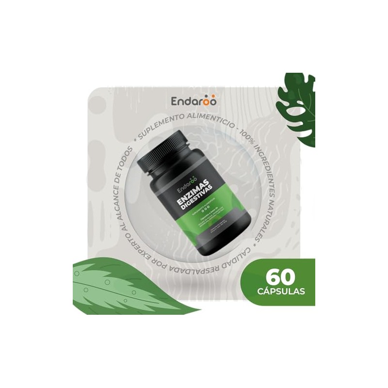 Enzimas Digestivas Suplemento Alimenticio Apoyo a la Digestión, Absorción de