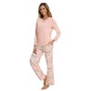WiWi Viscose from Bamboo Pajamas Sets for Women Long Sleeve