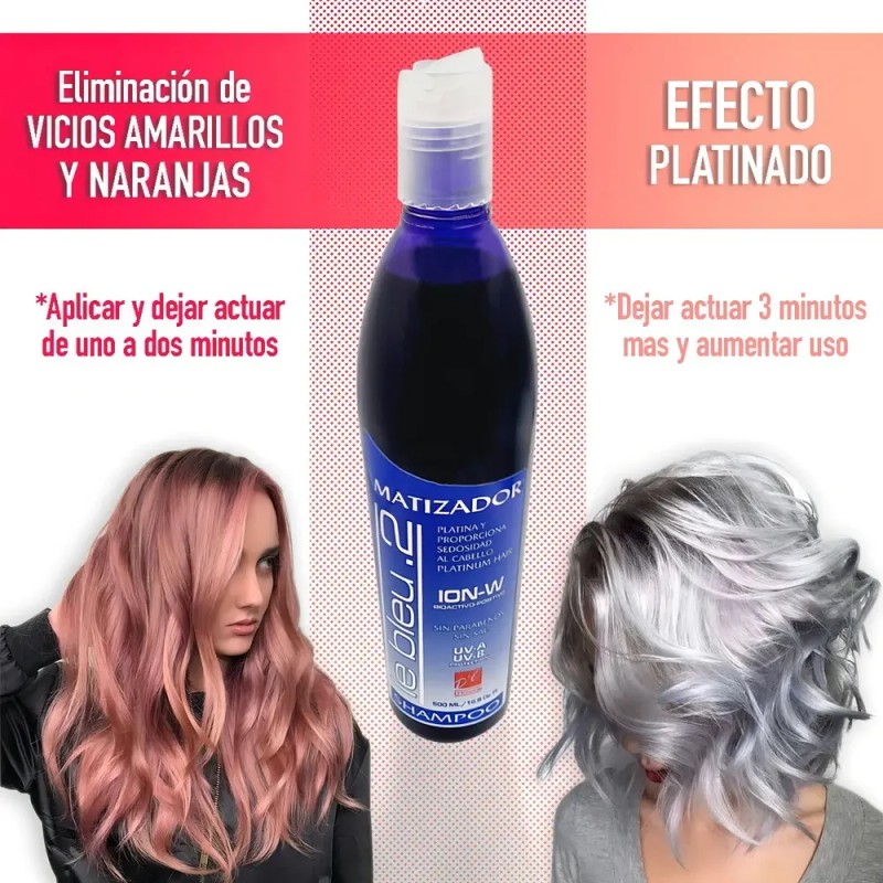 Shampoo Matizador Sin Sal Ni Parabenos Le Bleu D Conde