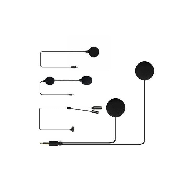TNICER Helmet Speaker Set Compatible with New T2 Plus Models