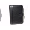 Scully Leather 1803-02 Black Leather 6-Ring Planner