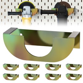 Angle Grinder Hanger Wall Mount, 8 Pcs Angle Grinder Holder, Angle Grinder Stand Heavy Duty, Angle Grinder Storage Rack Tool Bracket For Buffer Polisher/Hand Sander/Cutters/Impact Wrench