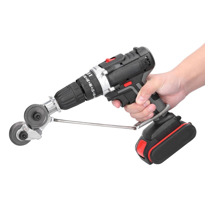 12V‑21V Lithium Ion Drill Plate Cutter Carbon Steel Electric Drill