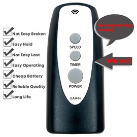 Mando a distancia de repuesto para Lasko 2033654B 2033654 1843 1844 2546 3540 3542 S18625 S18924 1646 1850 1854 1880 1885 2740 444444440 A20561 A20700 Ciclón Pedestal Ventilador vertical