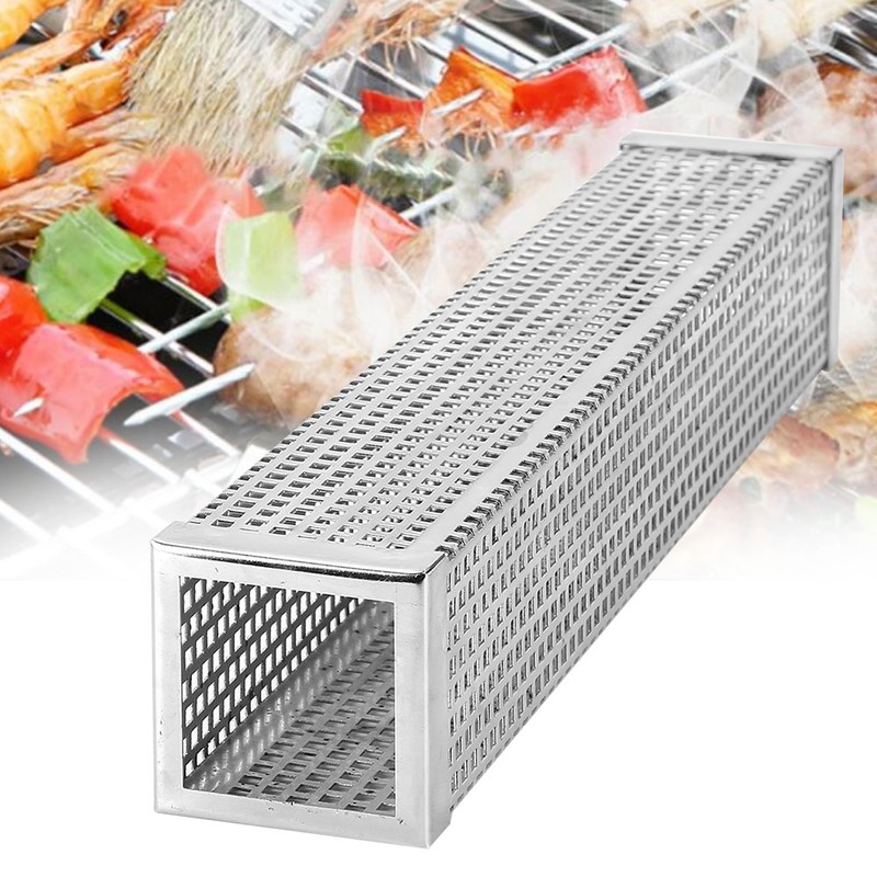 12in 304 Stainless Steel BBQ Smoker Tube Barbecue Accessory for
