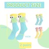 2 pairs of funny socks with magnetic hands, perfect for